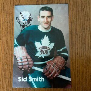 TORONTO MAPLE LEAFS - SID SMITH - SIGNED PHOTOGRAPH